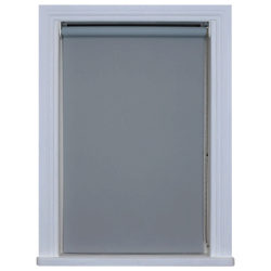 Bloc Made to Measure Fabric Changer Blackout Roller Blind Metal